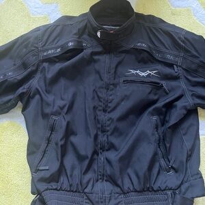 GERICKE Summer Armored Black Motorcycle Jacket - Men’s XL